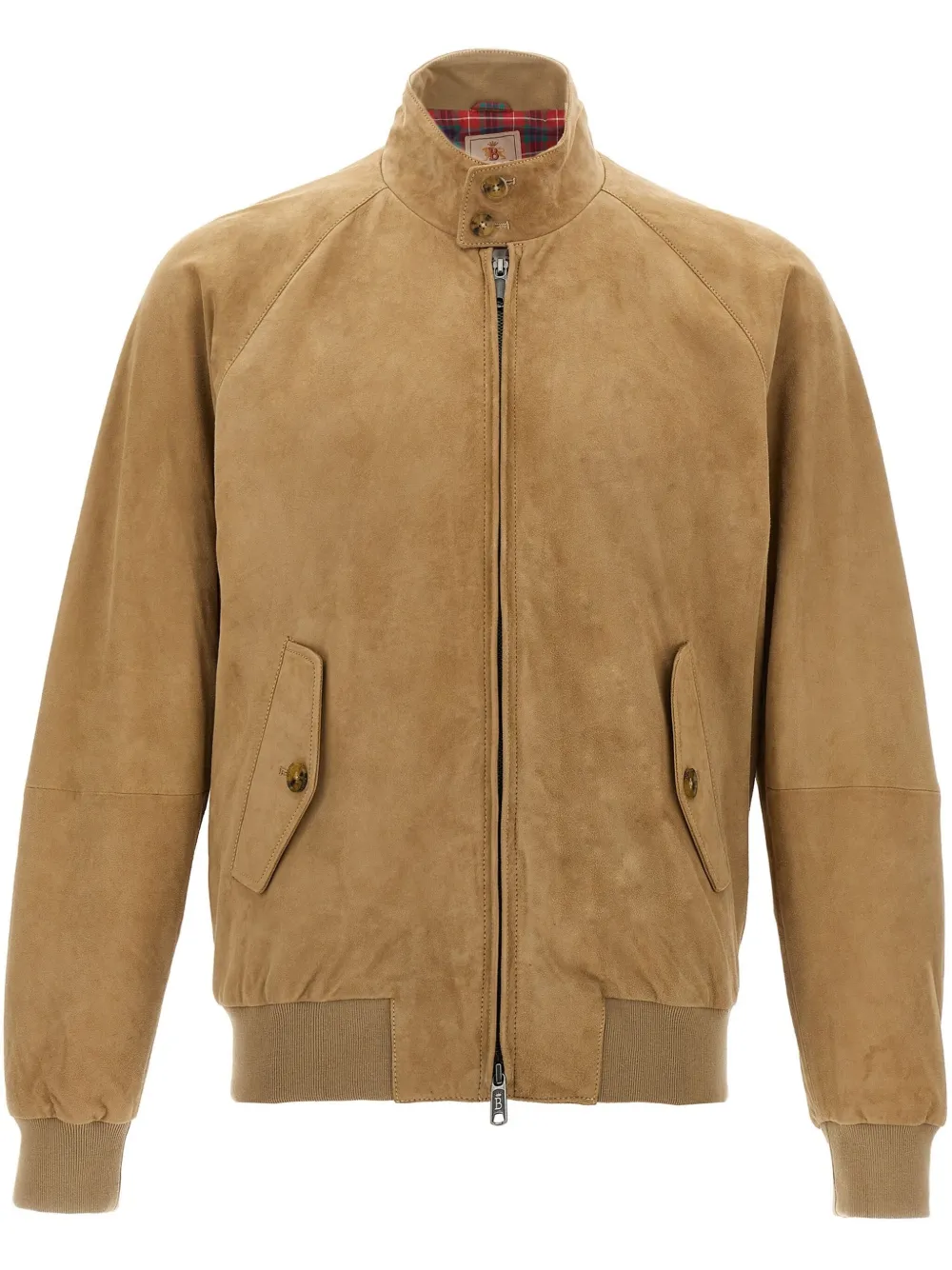 Baracuta suede bomber jacket - Toni neutri