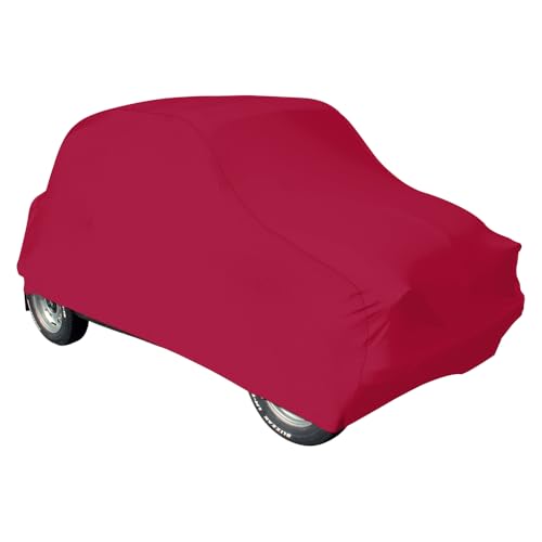 Rapid Lux - Copriauto Su Misura Per Fiat 500 Epoca, Antipolvere, Traspirante, Elasticizzato, Bordo Elastico, Non Abrasivo, Lavabile, Uso Interno, Poli