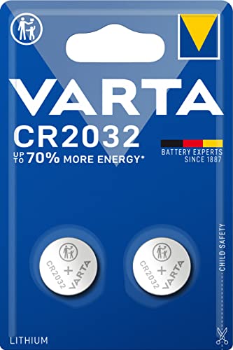 Varta Cr2032 Professional Electronics Batteria Litio, Confezione Da 2 Pezzi, Argento, 24 X 15 X 3 Cm; 10 Grammi