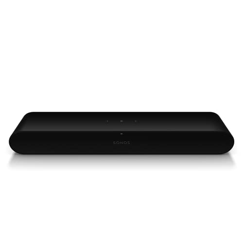 Sonos Ray - Soundbar Hd Compatta Smart Per Tv, Suono Blockbuster, Wi-Fi, Per Film, Musica, Videogiochi, Compatibile Con Airplay 2, Amazon Alexa E Goog