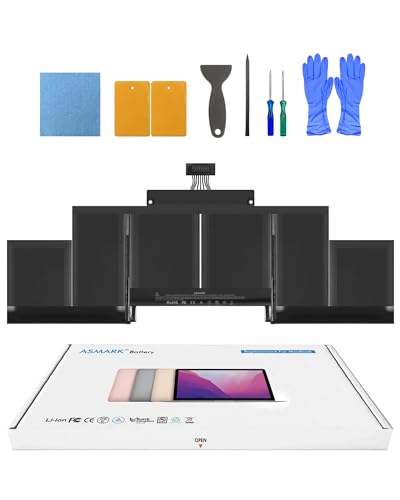 Asmark Batteria Macbook Pro A1398 Per 15 Pollici (Metà 2015, Metà 2014, Fine 2013) Retina A1494/1618 Battery