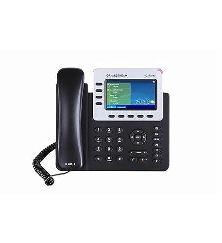 Grandstream Gxp2140 4 Linea Lcd Di Colore Di Bluetooth Poe Del Telefono Di Gigabit Del Ip Di Hd Voip