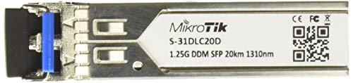 Mikrotik S-31Dlc20D Módulo Fibra Sfp Mono Modo 20 Km # 2416