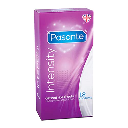 Pasante Intensity Ribs & Dots Preservativi Maschili, 1 Pacco Con 12 Pezzi
