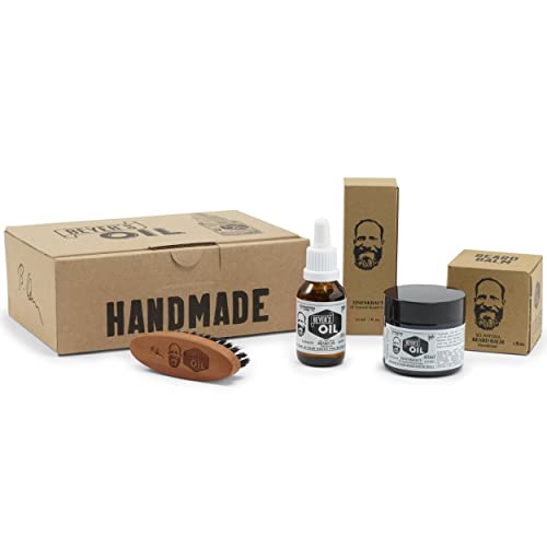 Beyer'S Oil Set Per La Cura Della Barba, 100% Naturale, Fatto A Mano In Baviera
