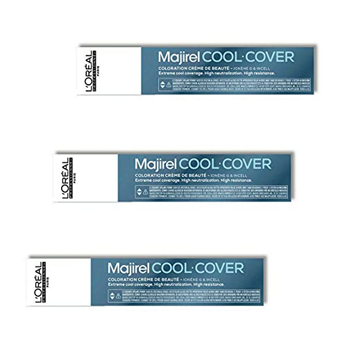 Loreal 3 Er Pack Loreal Majirel Cool Cover 50 Ml 9,11 Cc Molto Brillante Blond Tiefes Asch