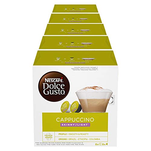 Nescafe Dolce Gusto Skinny Cappuccino 16 Cialde (Confezione Da 5)