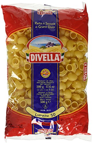 Divella 050 Lumache - 8 Pezzi Da 500 G [4 Kg]