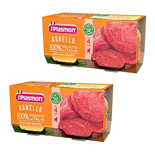 4X Plasmon Baby Food Agnello (4 X 80Gr)