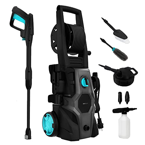 Cecotec Idropulitrice Ad Alta Pressione Hydroboost 2000 Car&Garden Pro. 2000 W, Casa, Giardino O Auto, Portata Max 450 L/H, 150 Bar Di Pressione Max,