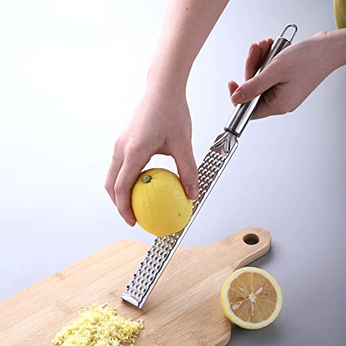 Zahd Grattugia Limone Scorza,Grattugia Cucina Lama Fine Grattugie,Zester Noce Moscata, Grattugia Lunga,Zester Aglio, Grattugia Zenzero,Grattugia Affil
