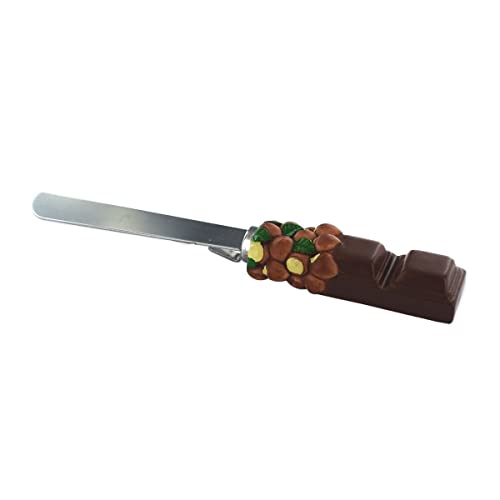Fackelmann 42028 - Spatola Per Pasta, Coltello Da Tartiner, In Acciaio Inox, 19 Cm