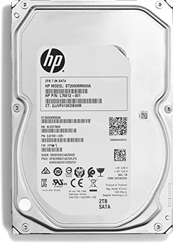 Hp 2Z274Aa 2Tb 7200Rpm Sata 3.5" Enterprise, Aluminium