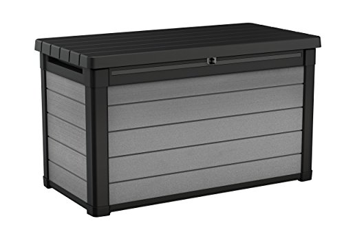 Keter Denali 100 - Contenitore Per Cuscini, 380 L, Colore: Grigio
