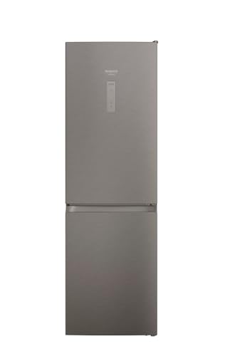 Hotpoint Hafc8 To32Sx - Frigorifero Combinato Libera Installazione, Illuminazione A Led, Tecnologia No Frost, Grigio Scuro. Larghezza 59,6Cm, Profondi