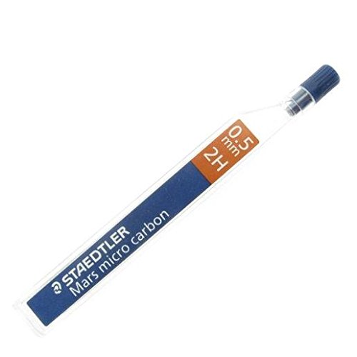 Minas Staedtler 0,5Mm 2H Mars Micro Carbón (12 Minas)