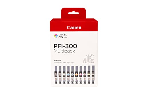 Canon Pfi-300 10Ink Serbatoi Inchiostro Formato Multipack
