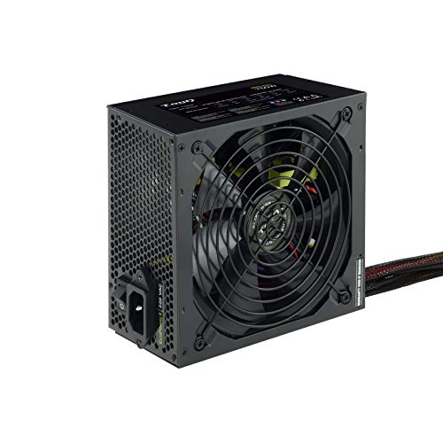 Tooq Tqep-750Sp - Alimentatore Ecopower Ii Da 750W Con Pfc Attivo, Ventola Silenziosa Da 140Mm Con Controllo Automatico Della Velocità, (Atx 12V V2.31