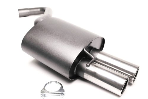 Terminale Di Scarico 2X76 Per Bmw Serie 3 E90 / E91 4Cyl.