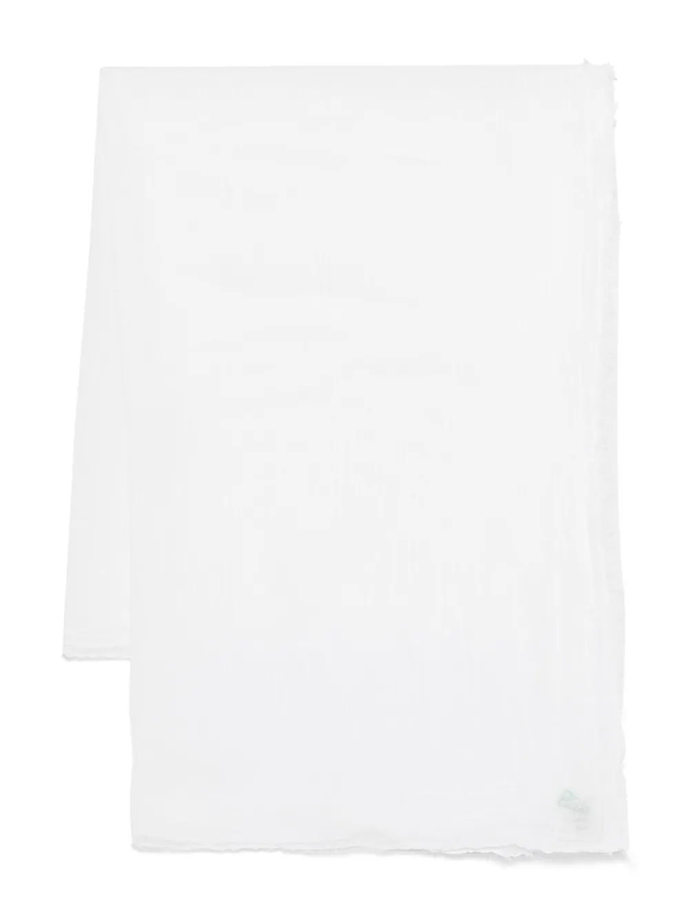 TOTEME crinkled scarf - Bianco