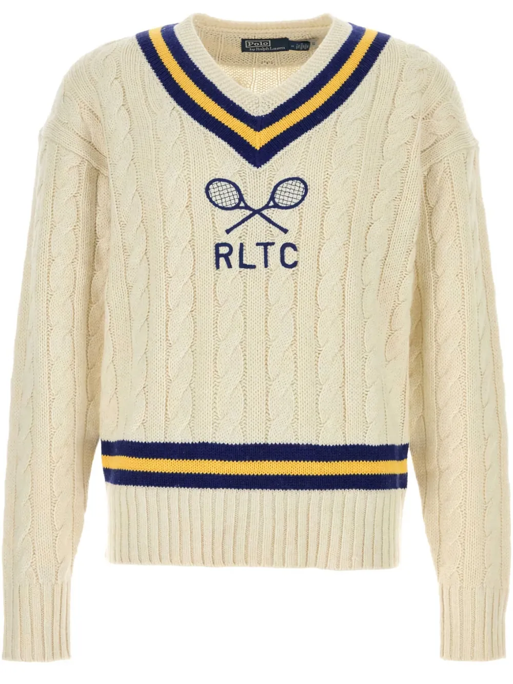 Polo Ralph Lauren logo-embroidered jumper - Bianco