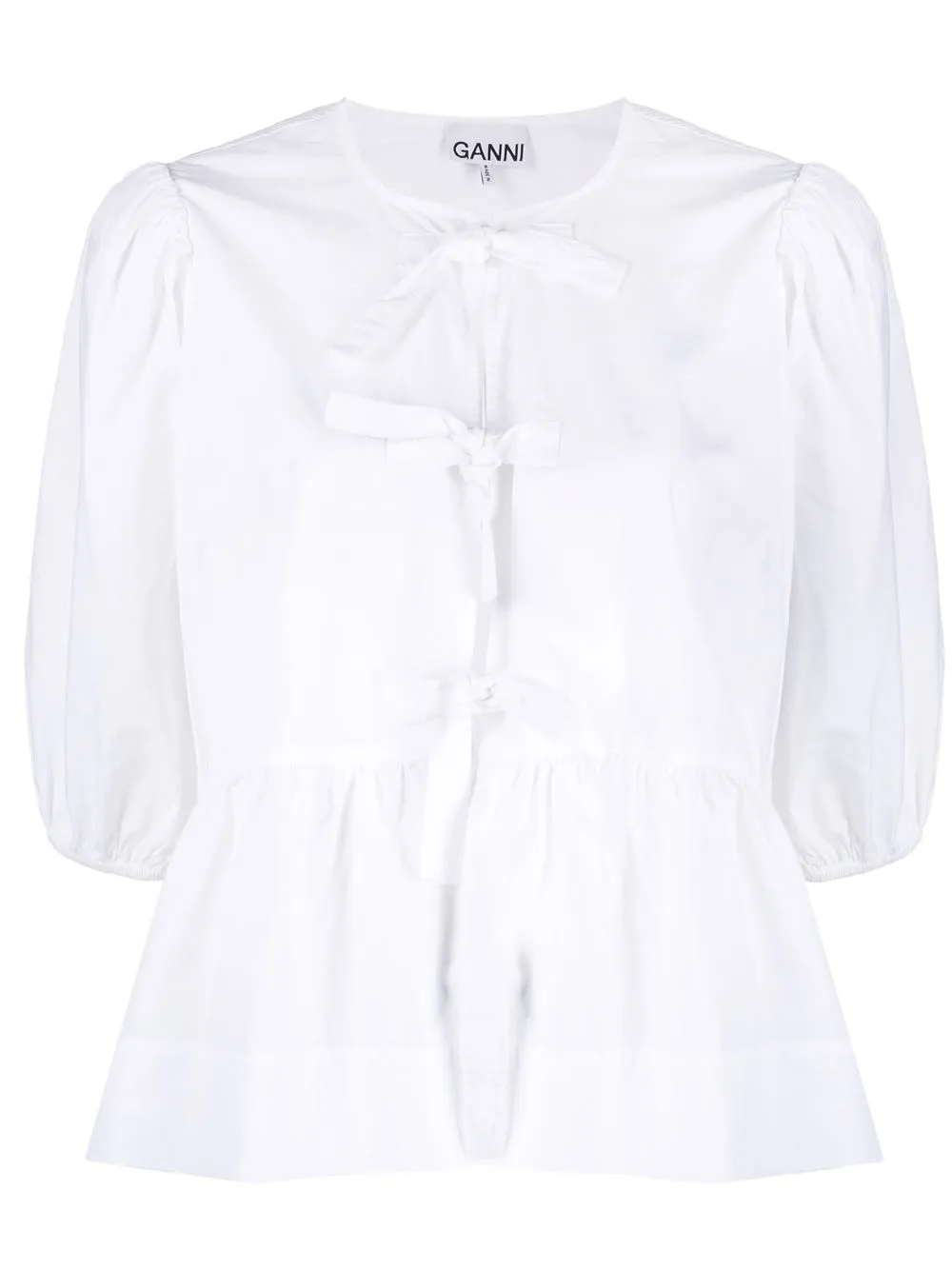 GANNI Blusa - Bianco
