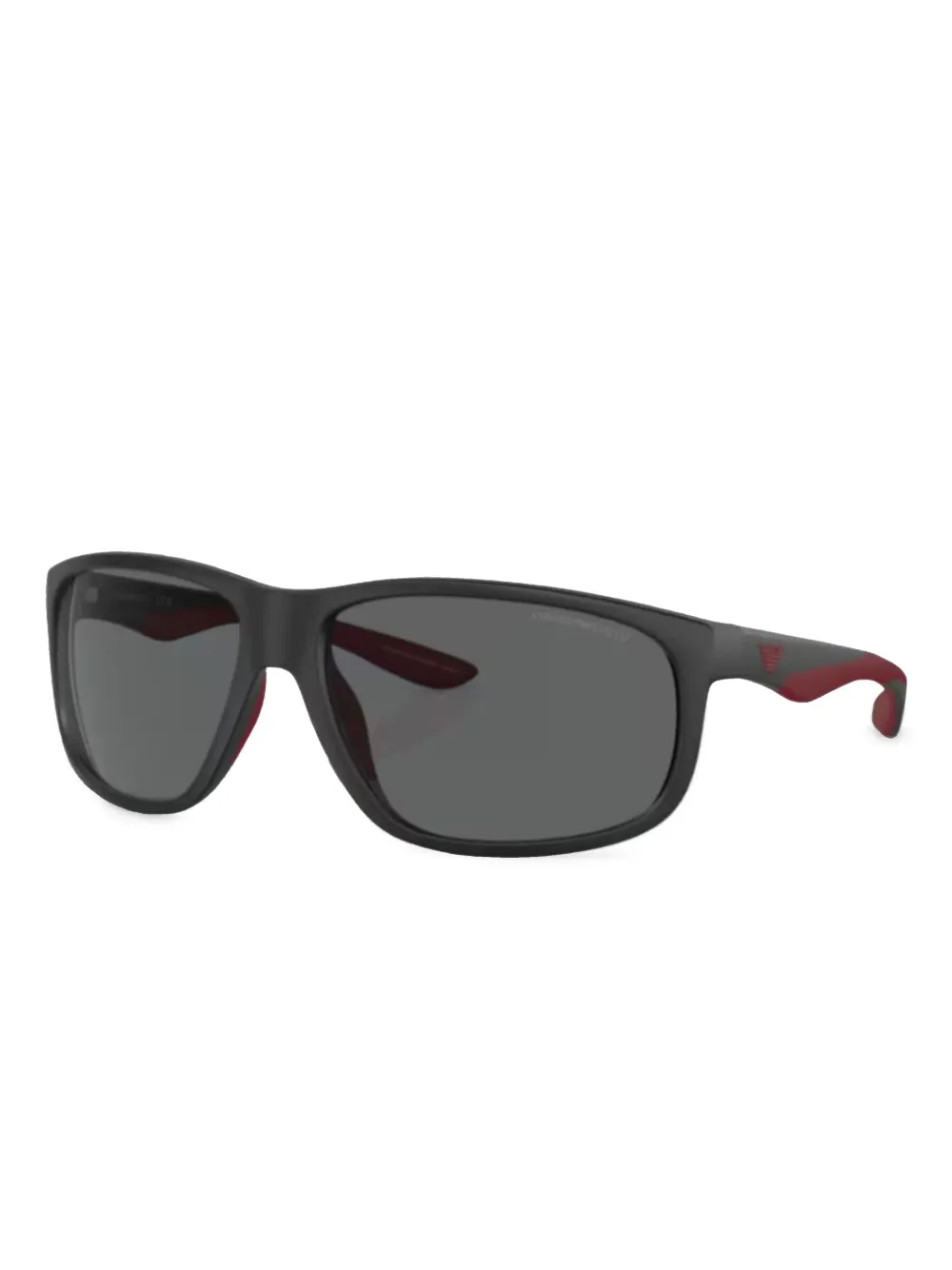 Emporio Armani two-tone arm sunglasses - Nero