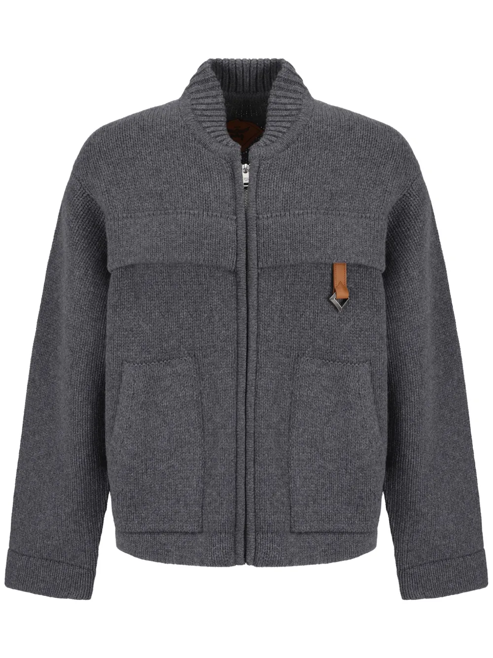 MCM Cardigan con zip - Grigio