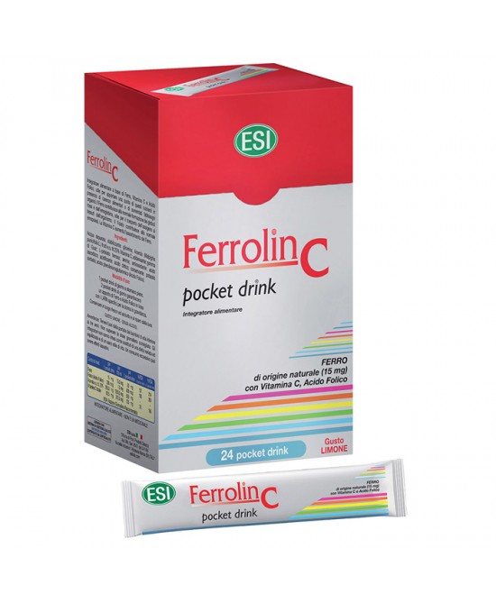 Ferrolin C Pocket Drink 24 Bustine