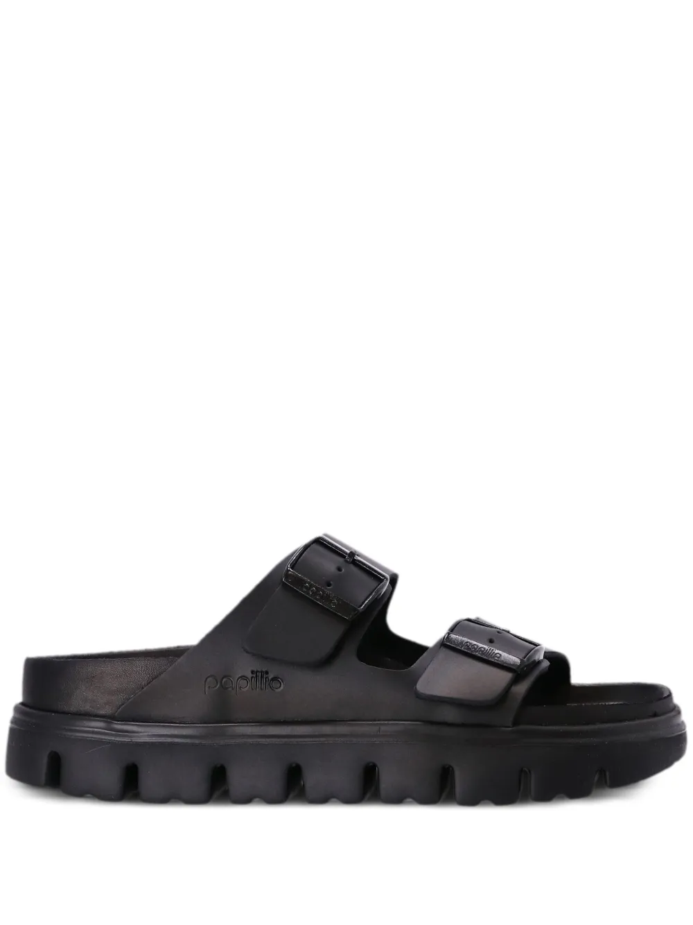 Birkenstock Sandali slides Papillio Arizona con fibbia - Nero