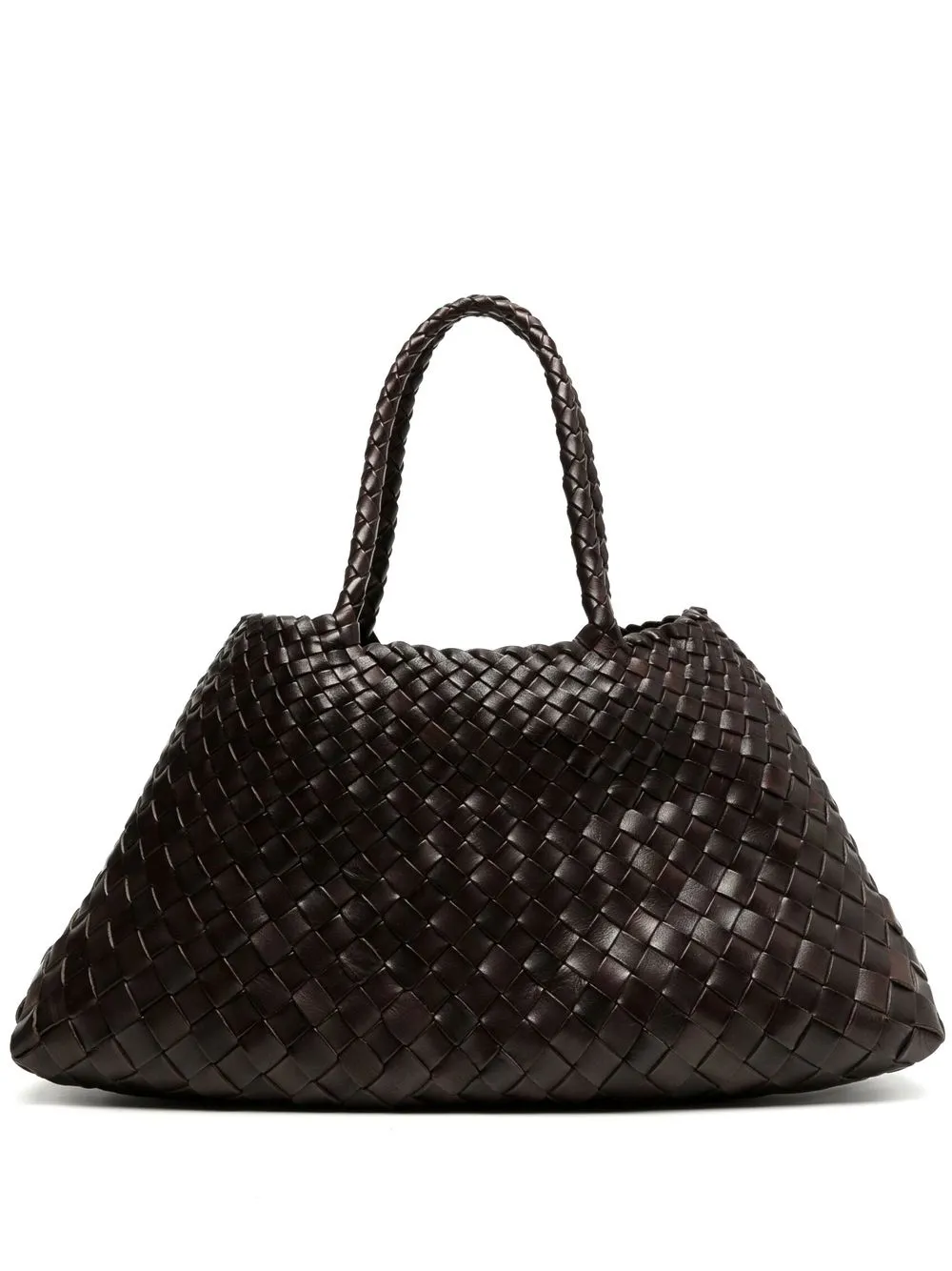 DRAGON DIFFUSION Borsa Santa intrecciata - Marrone