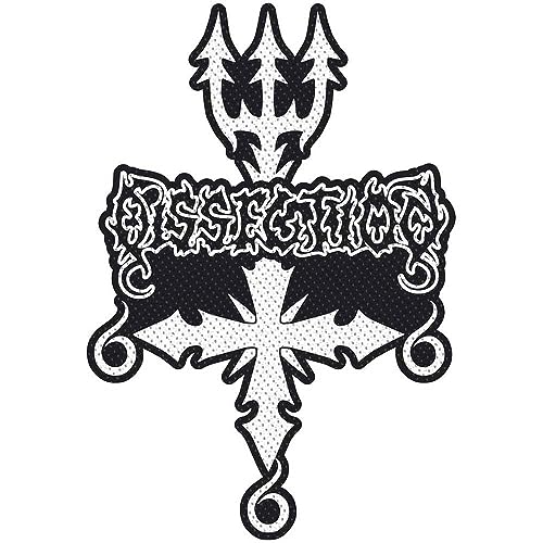 Dissection Woven Patch Logo Cut Out Nuovo Ufficiale Bianca