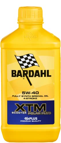 Bardahl 058066B Olio Motore 4T Xtm Polarplus Scooter 5W-40, Cartone 20 X 1 L
