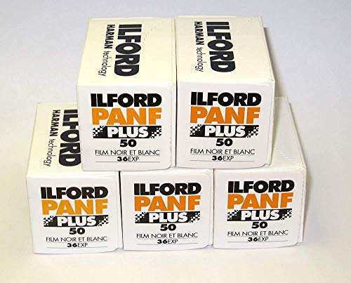 Ilford Pan F+ 35Mm Nero & Bianco 36Exp Confezione Da 5