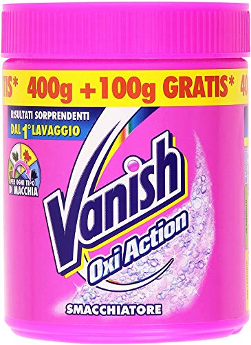 Vanish - Oxi Action, Smacchiatore - 4 Pezzi Da 500 G [2 Kg]