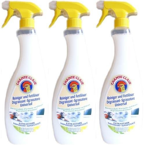 Chante Clair Sgrassatore Universale Sgrassatore, 3 Pezzi