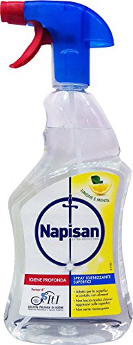 12 X Napisan Igienizzante Superfici Spray Limone E Menta 750 Ml