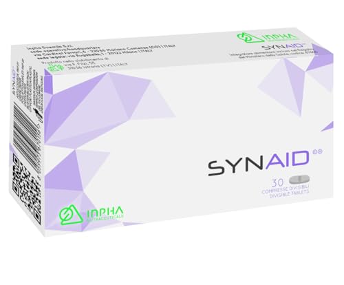 Synaid® Integratore Memoria E Concentrazione Contro Stanchezza Fisica E Mentale- A Base Di Bacopa, Zafferano, Teanina, Vitamina D B6, B12, Acido Folic