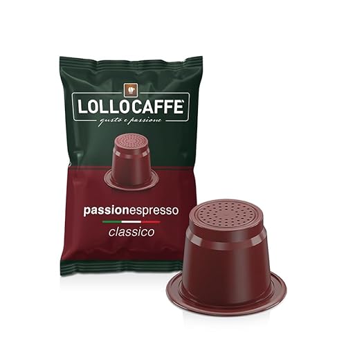 Lollo Caffè Passione Espresso, Miscela Classica- 600 Capsule (6X100) - Compatibili Con Le Macchine Ad Uso Domestico Nespresso*