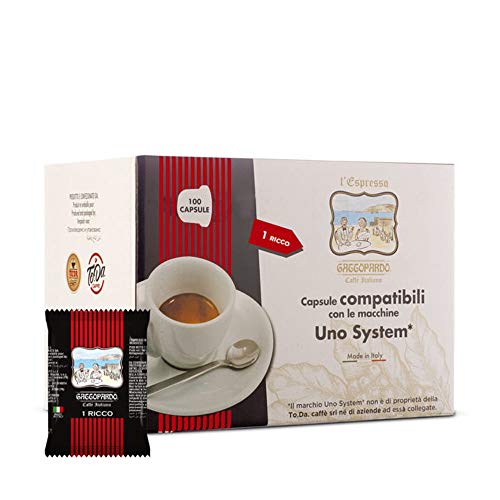 Uno System 400 Capsule Caffè Gusto Ricco Gattopardo