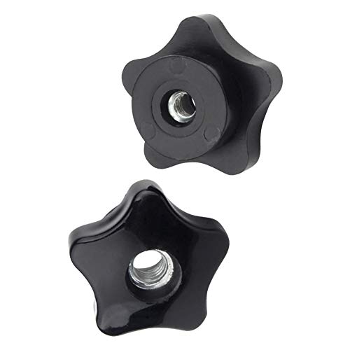 Yudesun Stella Testa Serraggio Manopola Maniglia - M6 M8 M10 M12 M14 M16 Plastica Testa Stella Forma Mano Bloccaggio Manopola Maniglia Femmina Filo