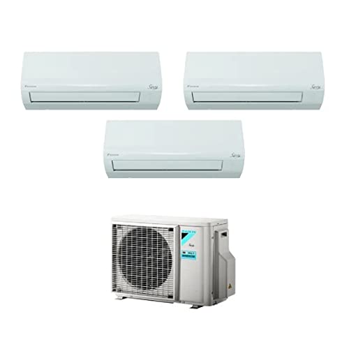 Climatizzatore Trial Split 9000 + 9000 + 9000 Btu Pompa Di Calore, Inverter A++/A+ Gas R32-3Xatxf25A + 3Amxf52A9