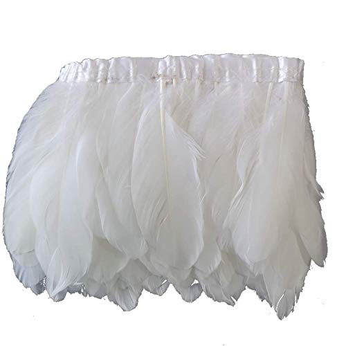 Sowder, Orlo Di Piume D'Oca, 182,8 Cm (Bianco)