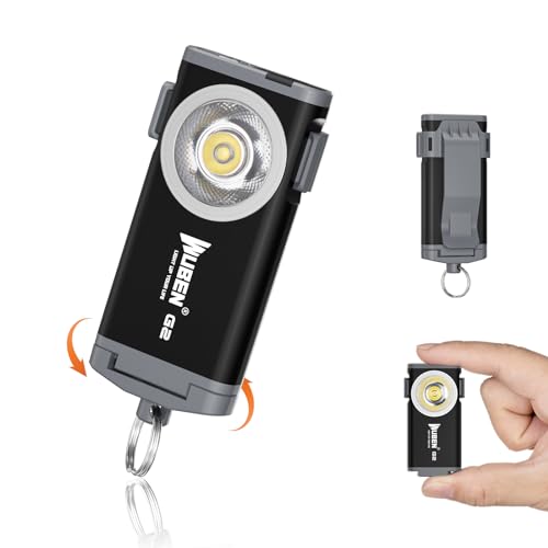 Wuben G2 Led Mini Torcia 500 Lumen Portachiavi Luce Ricaricabile Portatile Magnetica Luce Cob Sottile Con Clip Posteriore 5 Modalità Luce Torcia Edc P