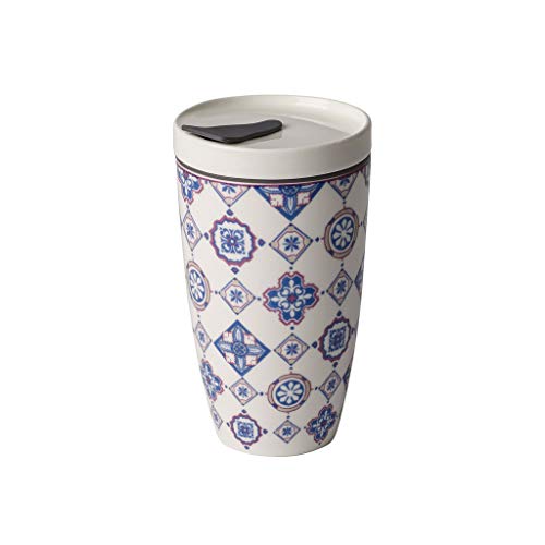 Villeroy & Boch To Go Indigo Tazza Caffè Da Asporto, Porcellana, Blu (Indigo), 350 Ml
