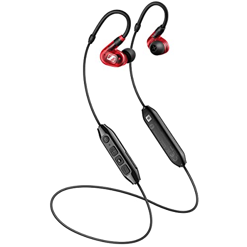 Sennheiser Ie 100 Pro - Cuffie Intrauricolari Wireless Per Monitoraggio Dinamico, Colore: Rosso