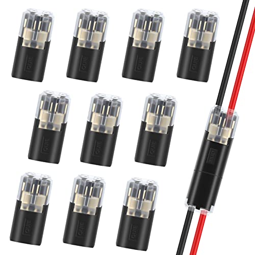 Connettori Elettrici Rapidi Per 18-22Awg Morsetti Elettrici Rapidi 2 Pin Connettore Elettrico 10Pcs Connettori Morsetti Per Cavi Elettrici Terminali D