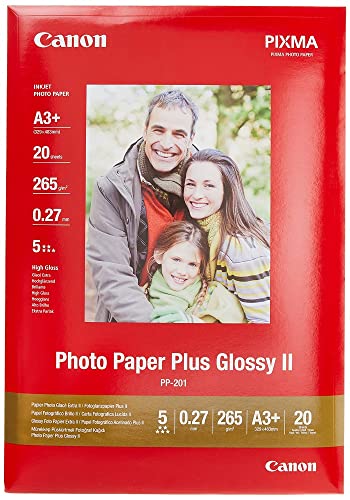 Canon Pp-201 Carta Fotografica Lucida Formato A3+ (20 Fogli)