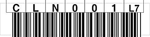 Lto 7 Etichetta Per La Pulizia Orizzontale Cln001 - Cln020 (L7)