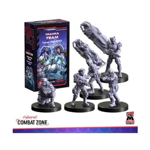 Monster Fight Club Cyberpunk Red Combat Zone Miniatures: Trauma Team Starter